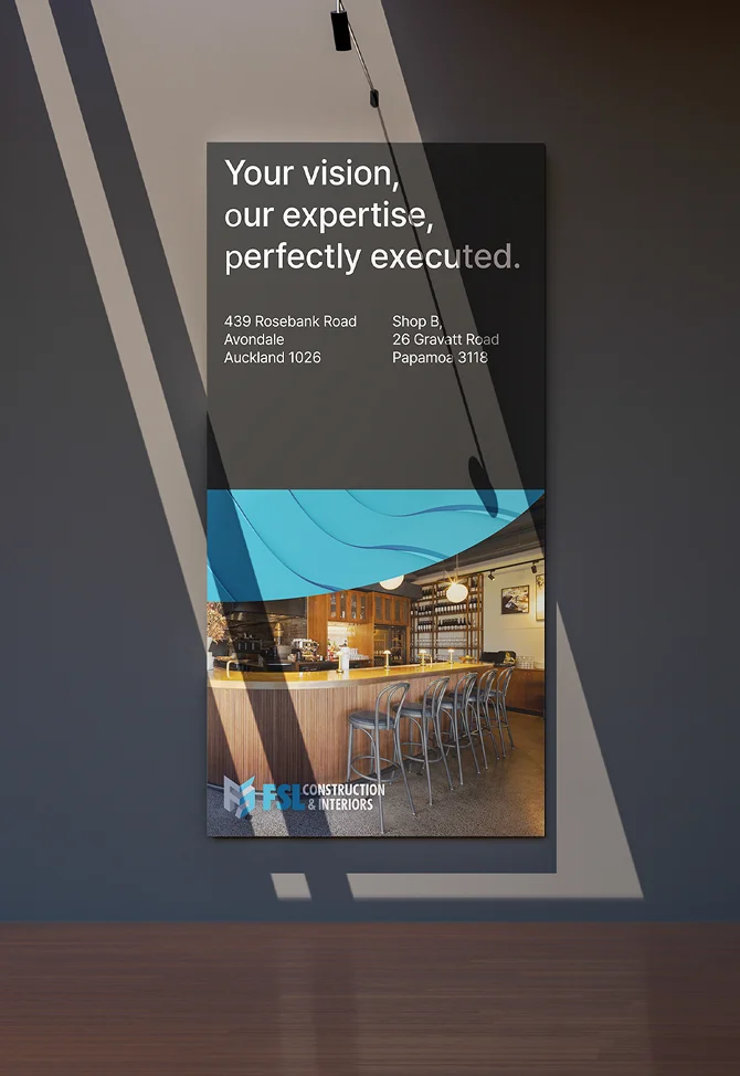 FSL Construction & Interiors, FitOut Solutions, Branding and Brand Guidelines