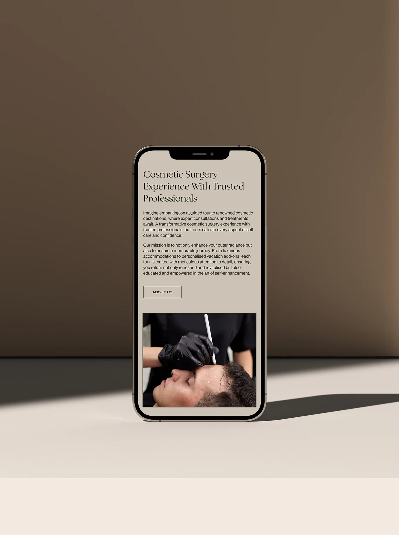 Beauty and cosmetics website design showcasing products, brand story, and easy shopping pathways.