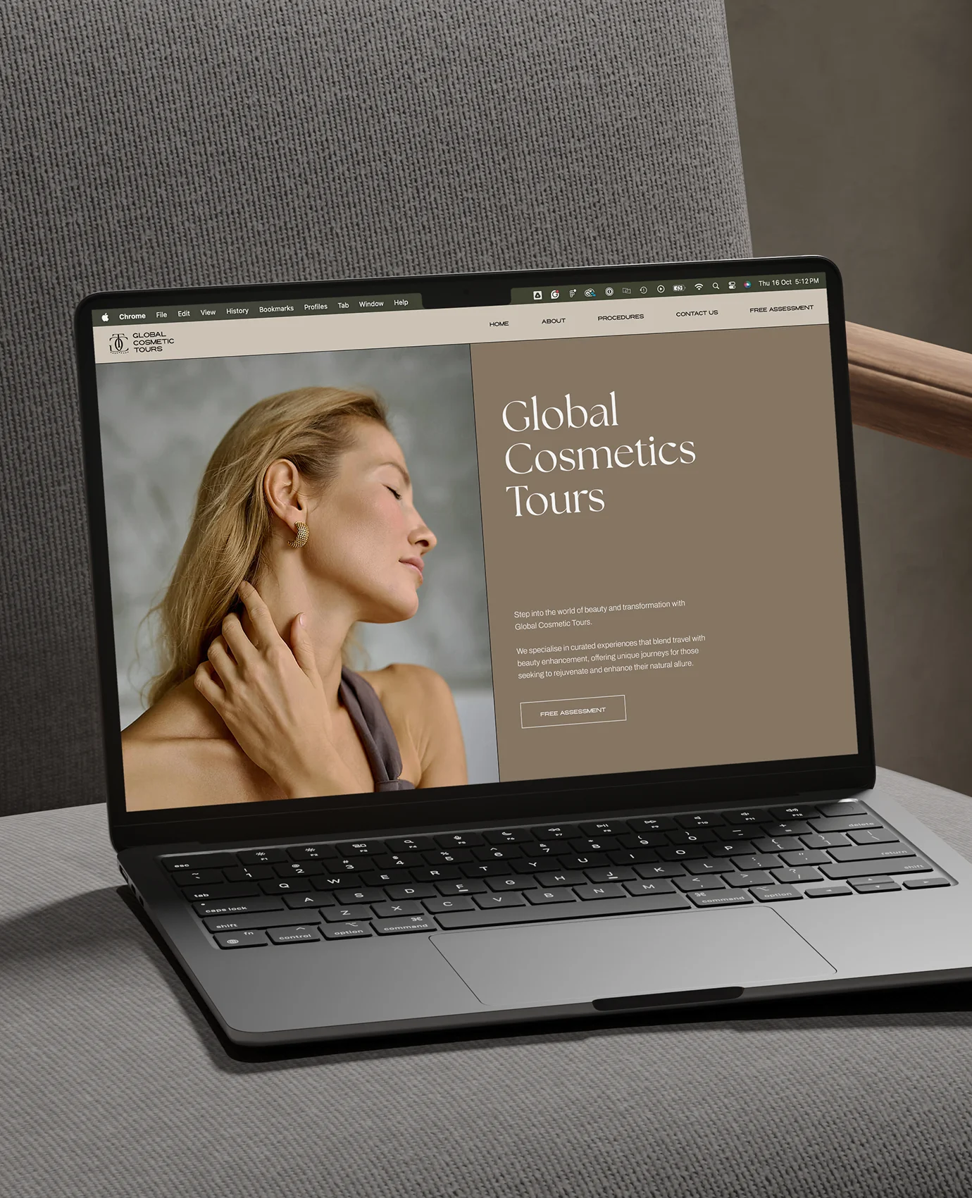 Global Cosmetic Tours Website Design and Development