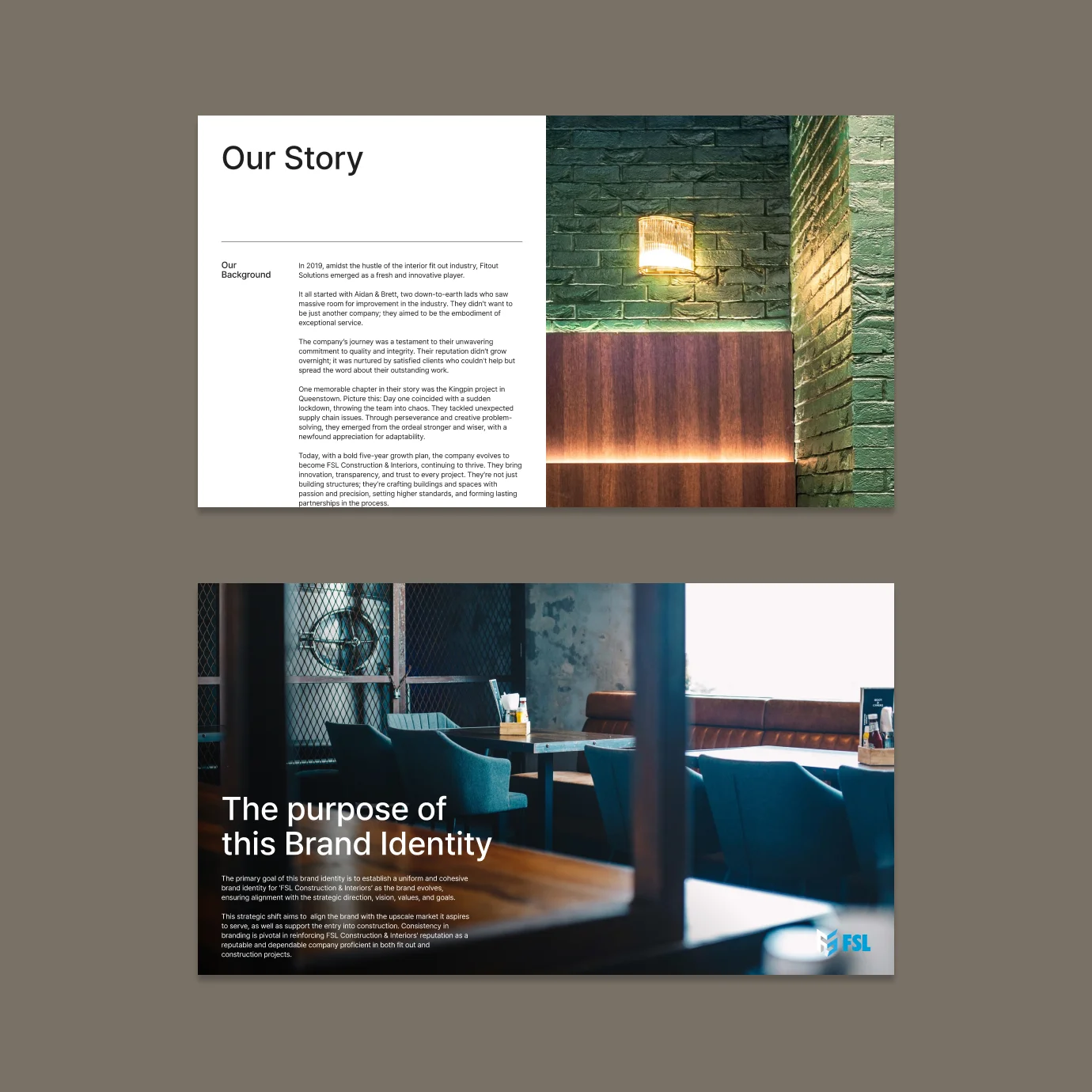 Branding and identity design in progress, bringing together strategy, visuals, and creative direction.