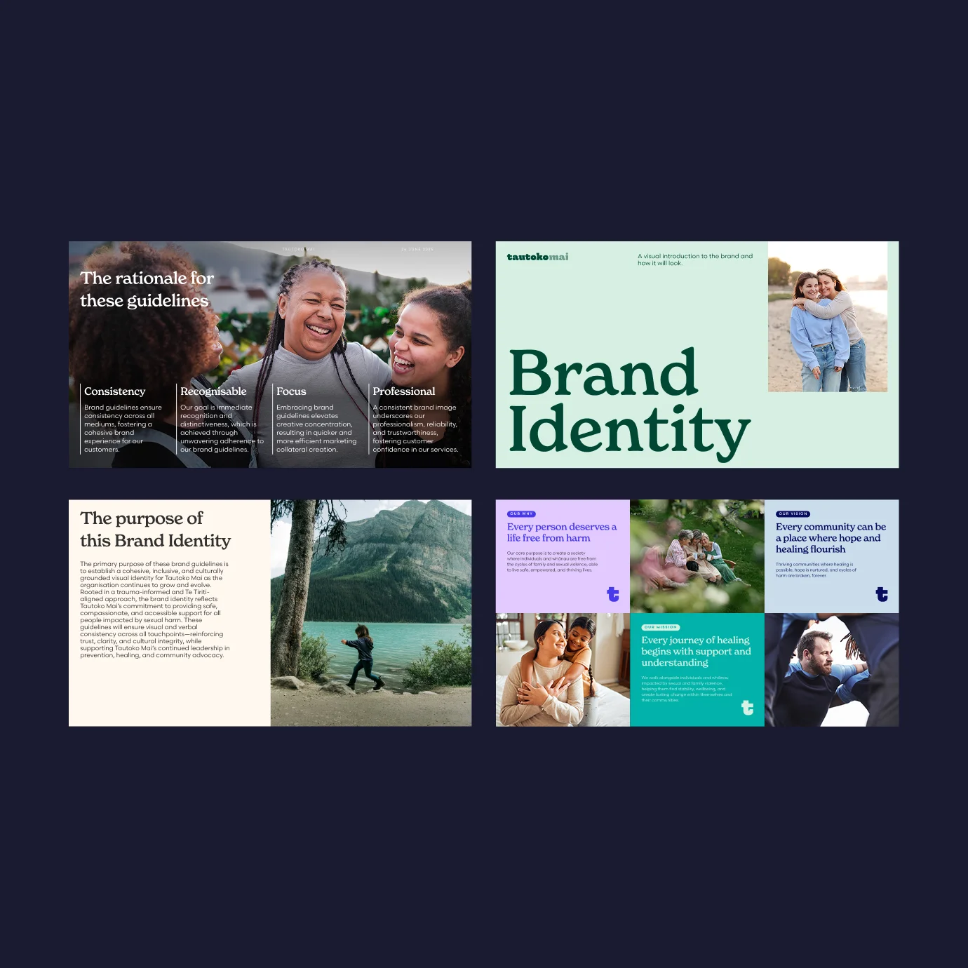 Logo design concepts and brand identity elements being developed for a business.