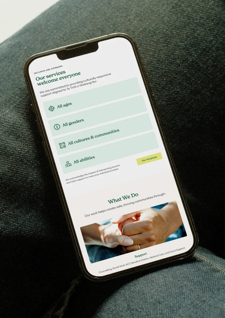 Not-for-profit website design and development showcasing a clear, accessible digital experience for a purpose-led organisation.