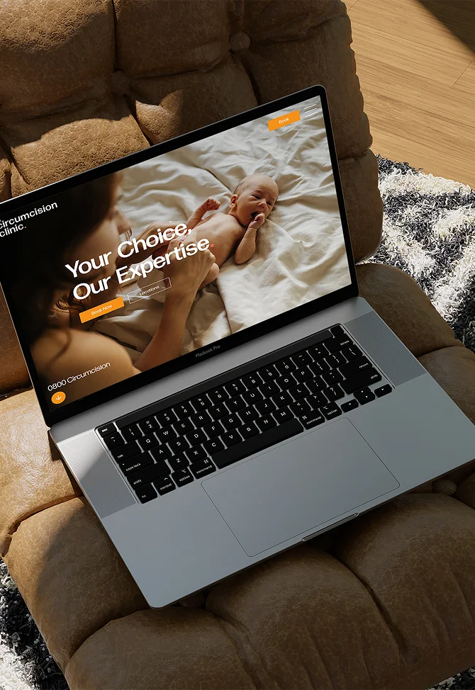 The Circumcision Clinic Branding, Logo & Web Design