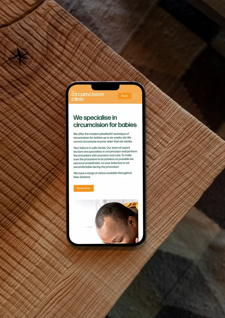 The Circumcision Clinic Web Design