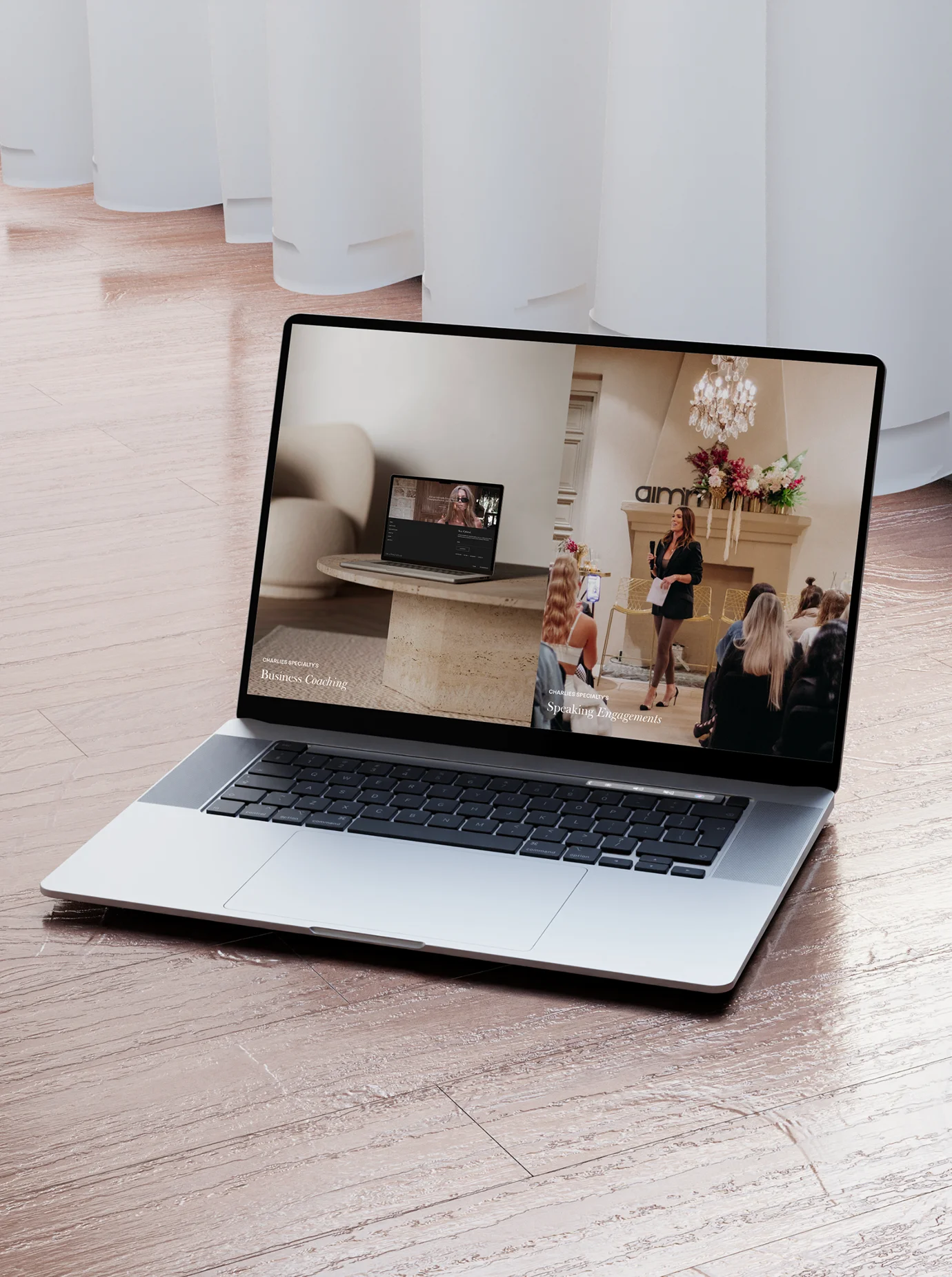 Influencer marketing website designed to connect brands with creators through clear campaign and partnership information.
