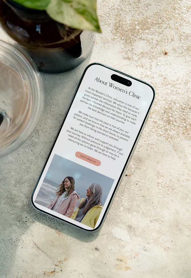 Womens Healthcare Website Design & Development